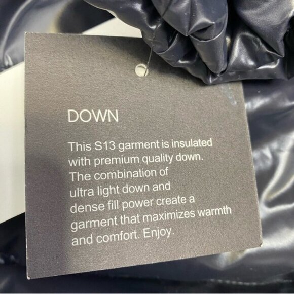 NWT S13 Chalet Puffer Coat Belt & Faux Fur Hood Women Size Small - Picture 9 of 9